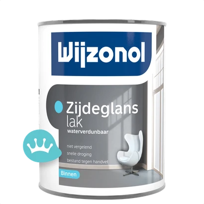 Wijzonol Zijdeglanslak Acryl Mengkleur 1 liter packshot