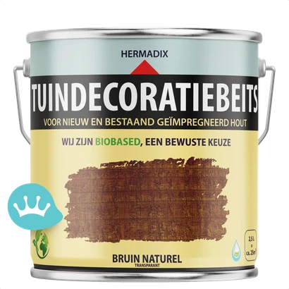 Hermadix Tuindecoratiebeits Bruin Naturel 2,5 liter packshot
