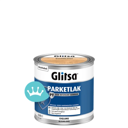 Glitsa Parketlak PT Eiglans Kleurloos 250 mililiter packshot