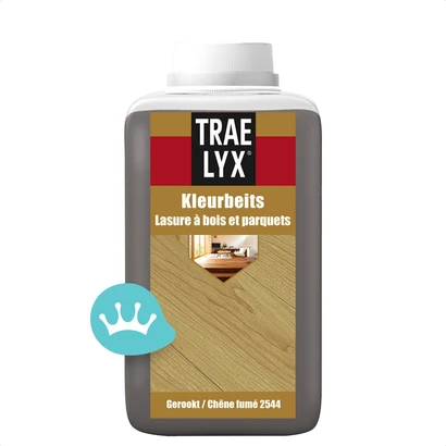 Trae Lyx Kleurbeits Gerookt Eiken 2544 1 liter packshot