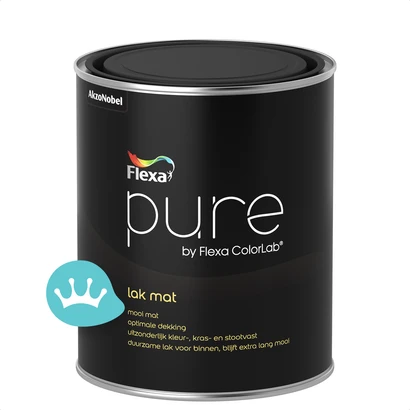 Flexa Pure Lak Mat Mengkleur 1 liter packshot
