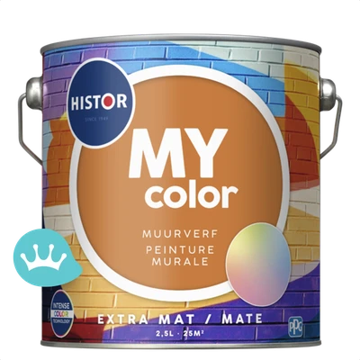 Histor My Color Muurverf Extra Mat Mengkleur 2,5 liter packshot
