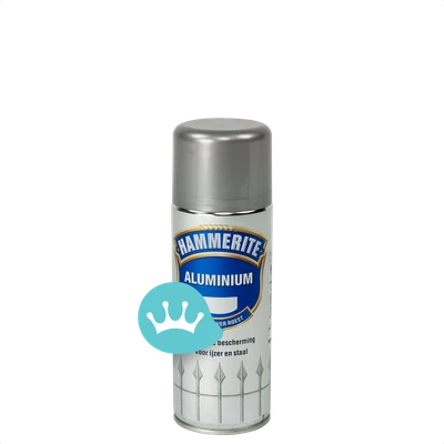 Hammerite Metaallak Aluminium 400 mililiter packshot