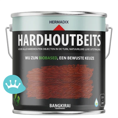 Hermadix Hardhoutbeits Bangkirai 2,5 liter packshot