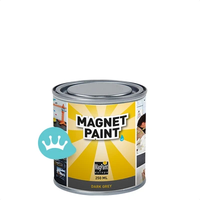Mag Paint Magneetverf Donker Grijs 250 mililiter packshot