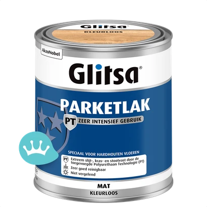 Glitsa Parketlak PT Mat Kleurloos 1 liter packshot