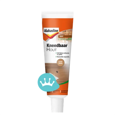 Alabastine Kneedbaar Hout Licht Eiken 50 mililiter packshot