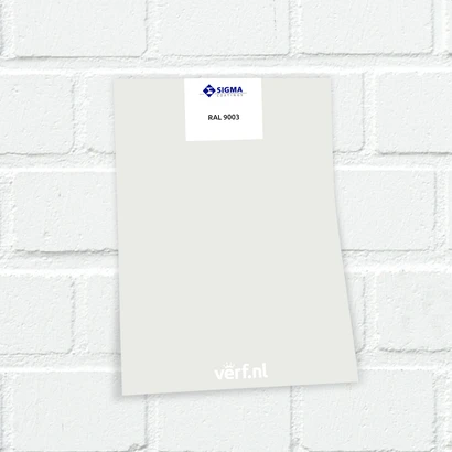 Sigma Colour Sticker Ral 9003