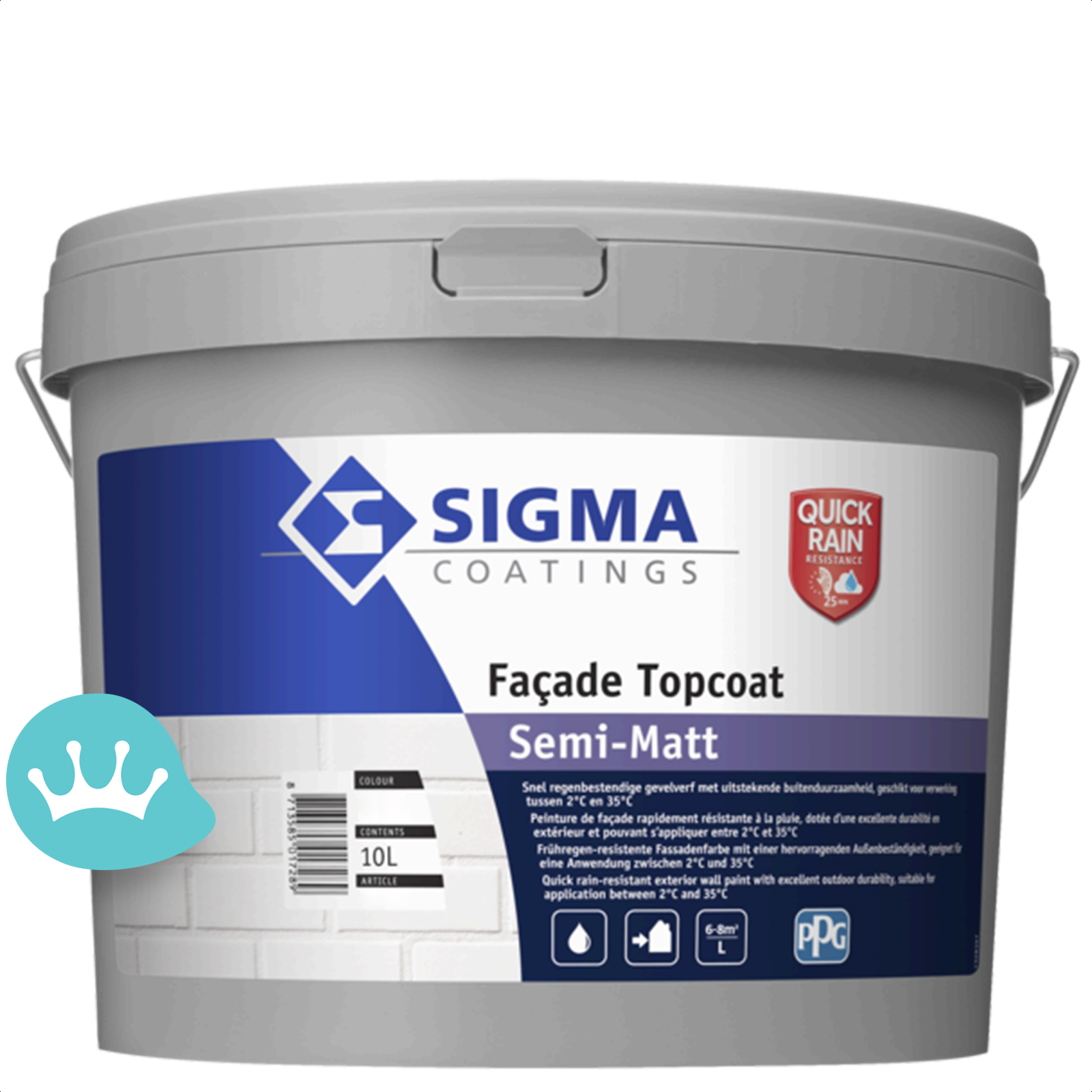 Sigma Facade Topcoat Semi-Matt