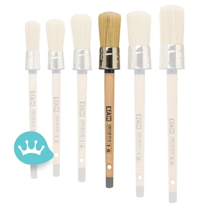 Sam Pro Ronde Muurverf Kwast S211 16 (28 Mm Breed)