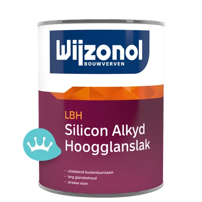 Wijzonol Lbh Silicon Alkyd Hoogglanslak Mengkleur 1 liter packshot