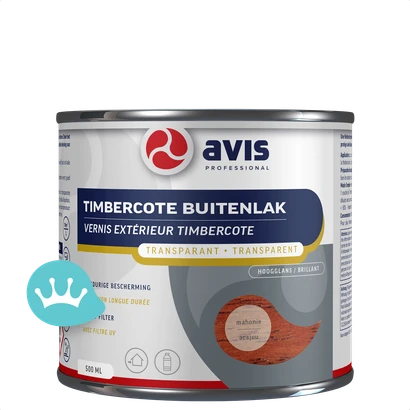 Avis Timbercote Buitenlak Transparant Mahonie Hoogglans 500 mililiter packshot
