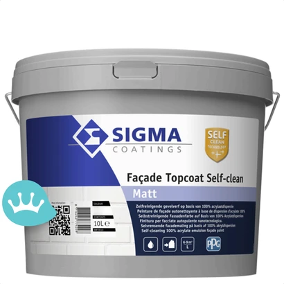 Sigma Facade Topcoat Self Clean Matt Mengkleur 10 liter packshot