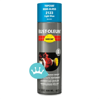 Rust Oleum Hard Hat Deklaag Lichtblauw 2123 Ral 5012 500 mililiter packshot