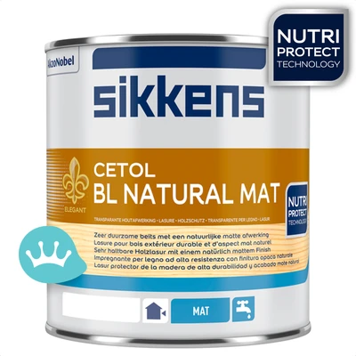 Sikkens Cetol Bl Natural Mat Mengkleur 1 liter packshot
