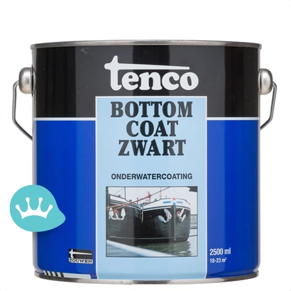 Tenco Bottomcoat Teervrij Zwart 2,5 liter packshot