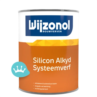 Wijzonol Silicon Alkyd Systeemverf Mengkleur 1 liter packshot
