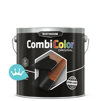 Rust Oleum Combicolor Original Smeedijzer Smeedijzer Zwart 2,5 liter packshot