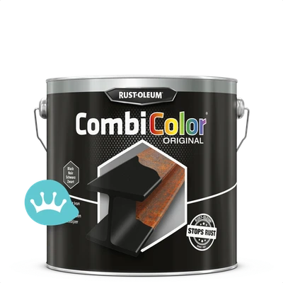 Rust Oleum Combicolor Original Smeedijzer Smeedijzer Zwart 2,5 liter packshot