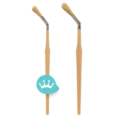 Anza Gebogen Lyon Penseel Wit Haar packshot