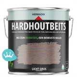 Hermadix Hardhoutbeits Licht Grijs 2,5 liter packshot