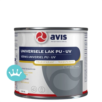Avis Universele Lak Pu Uv Transparant Zijdeglans 500 mililiter Nieuw packshot