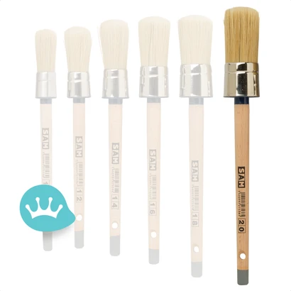 Sam Pro Ronde Muurverf Kwast S211 20 (35 Mm Breed)