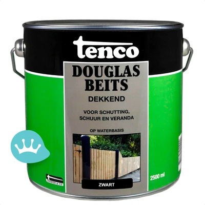 Tenco Douglasbeits Dekkend Zwart 2,5 liter packshot