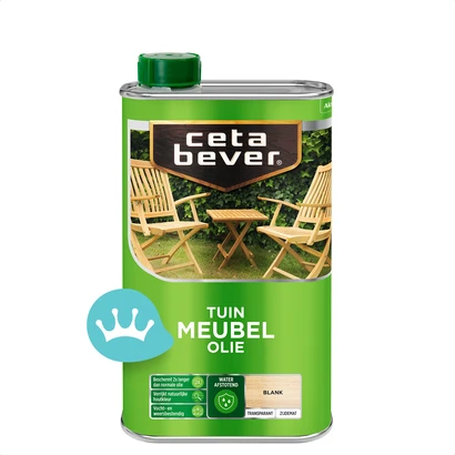 CetaBever Tuinmeubel Olie Waterproof Blank 500 mililiter packshot