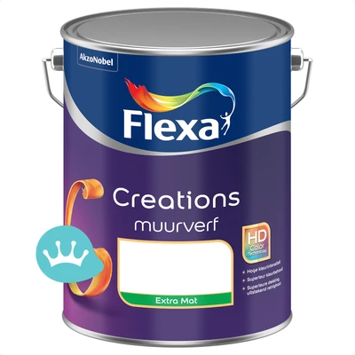 Flexa Creations Muurverf Extra Mat Mengkleur 5 liter packshot