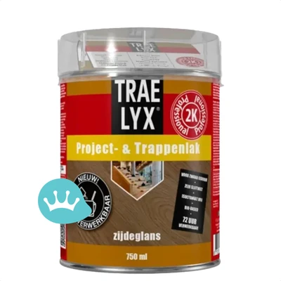 Trae Lyx Project & Trappenlak Zijdeglans 750 mililiter packshot