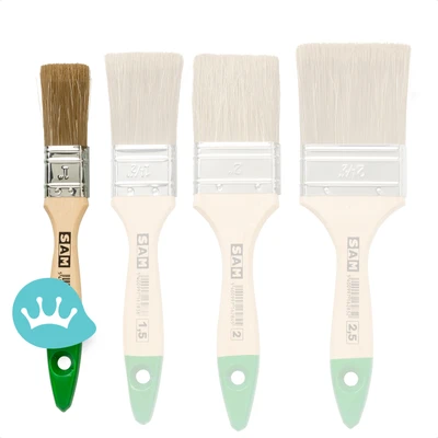 Sam Platte Beits Kwast S159 1 Inch (25 Mm Breed)