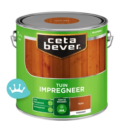 CetaBever Tuin Impregneer Teak 2,5 liter packshot