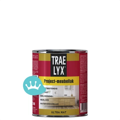 Trae Lyx Project Meubellak Ultra Mat 250 mililiter packshot