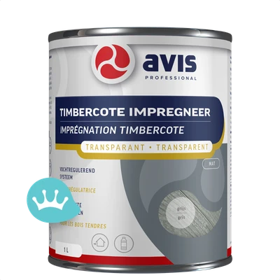 Avis Timbercote Impregneer Transparant Grijs Mat 1000 mililiter Nieuw packshot