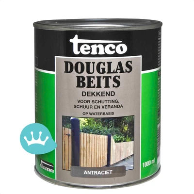 Tenco Douglasbeits Dekkend Antraciet 1 liter packshot
