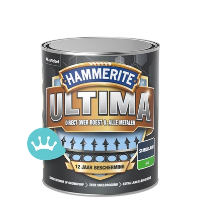 Hammerite Ultima Mat Standblauw 750 mililiter packshot