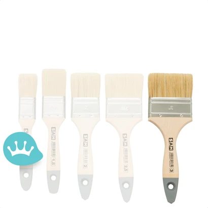 Sam Pro Platte Muurverf Kwast S109 3 Inch (76 Mm Breed)