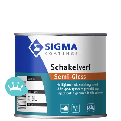 Sigma Schakelverf Semi Gloss Mengkleur 500 mililiter packshot