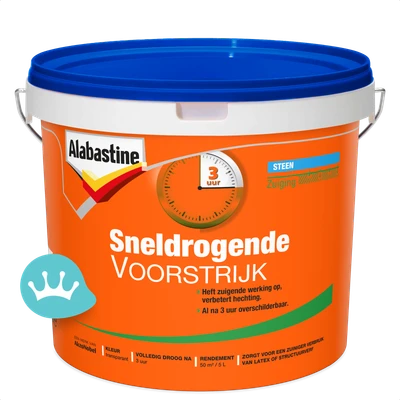 Alabastine Voorstrijk Sneldrogend Transparant 5 liter packshot