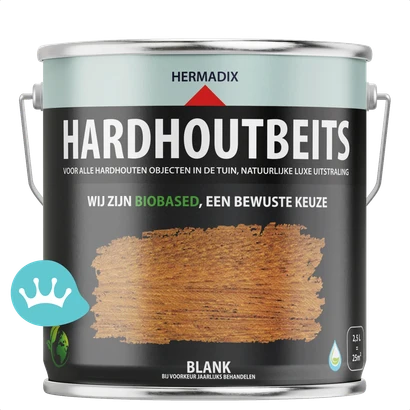 Hermadix Hardhoutbeits Blank 2,5 liter packshot