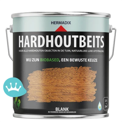 Hermadix Hardhoutbeits Blank 2,5 liter packshot