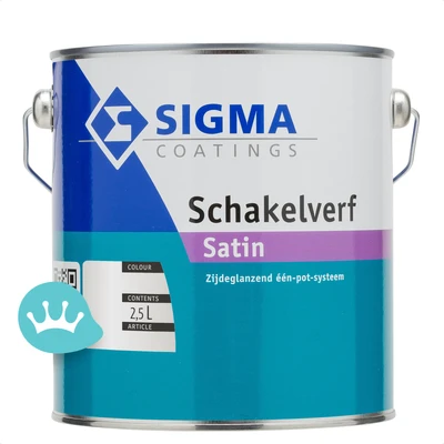 Sigma Schakelverf Satin Mengkleur 2,5 liter packshot