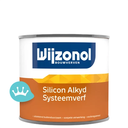 Wijzonol Silicon Alkyd Systeemverf Mengkleur 500 mililiter packshot