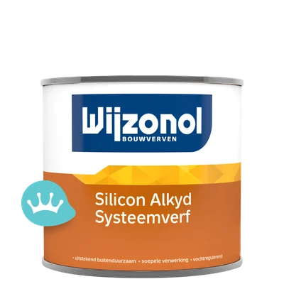 Wijzonol Silicon Alkyd Systeemverf Mengkleur 500 mililiter packshot