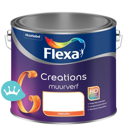 Flexa Creations Muurverf Metallic Mengkleur 2,5 liter packshot