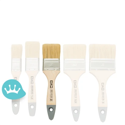 Sam Pro Platte Muurverf Kwast S109 2 Inch (51 Mm Breed)