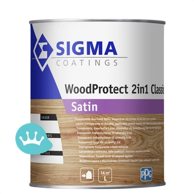 Sigma Wood Protect 2in1 Classic Satin 1 liter packshot