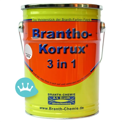 Brantho Korrux 3 in 1 Ral 9006 Blank Aluminium 5 liter packshot