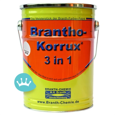 Brantho Korrux 3 in 1 Ral 9006 Blank Aluminium 5 liter packshot